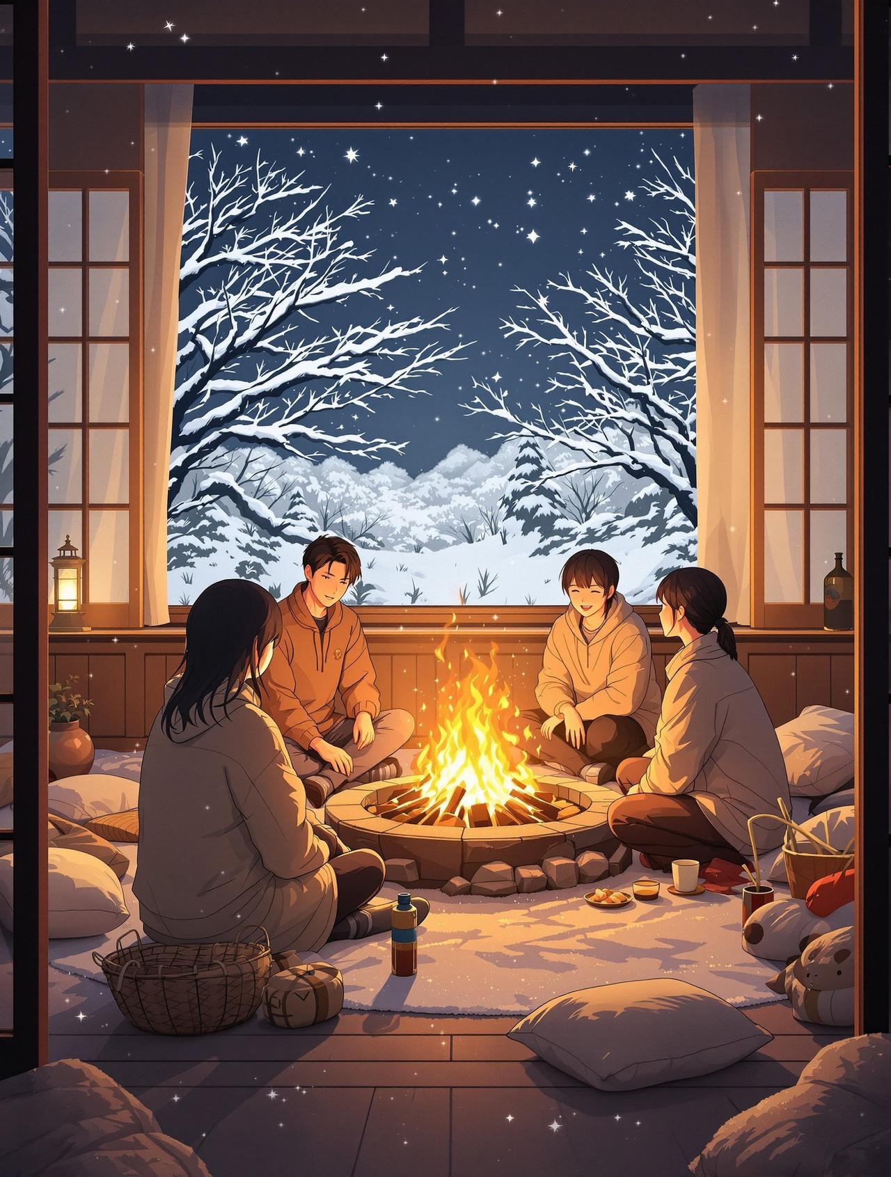 逆袭短剧网 围炉夜话 - 冬夜温暖物语，友谊物语治愈短剧排行榜